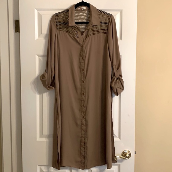 Semi-Sheer Maxi Tunic - Picture 7 of 12